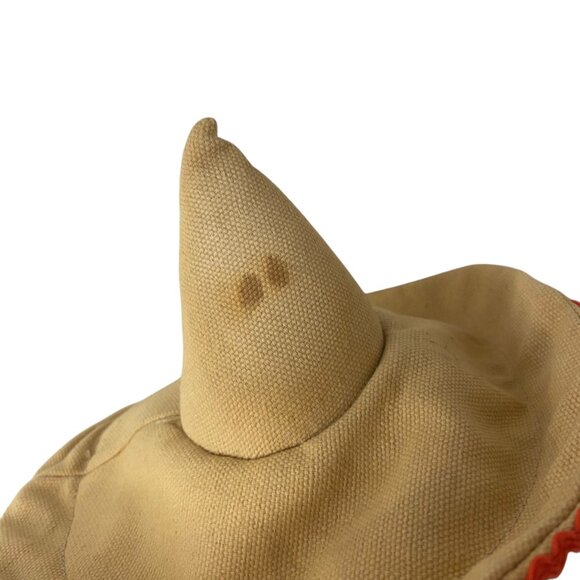 Vintage Disneyland Pluto Plush Mexican Outfit Sombrero 70s Walt Disney World 17" - Picture 4 of 12